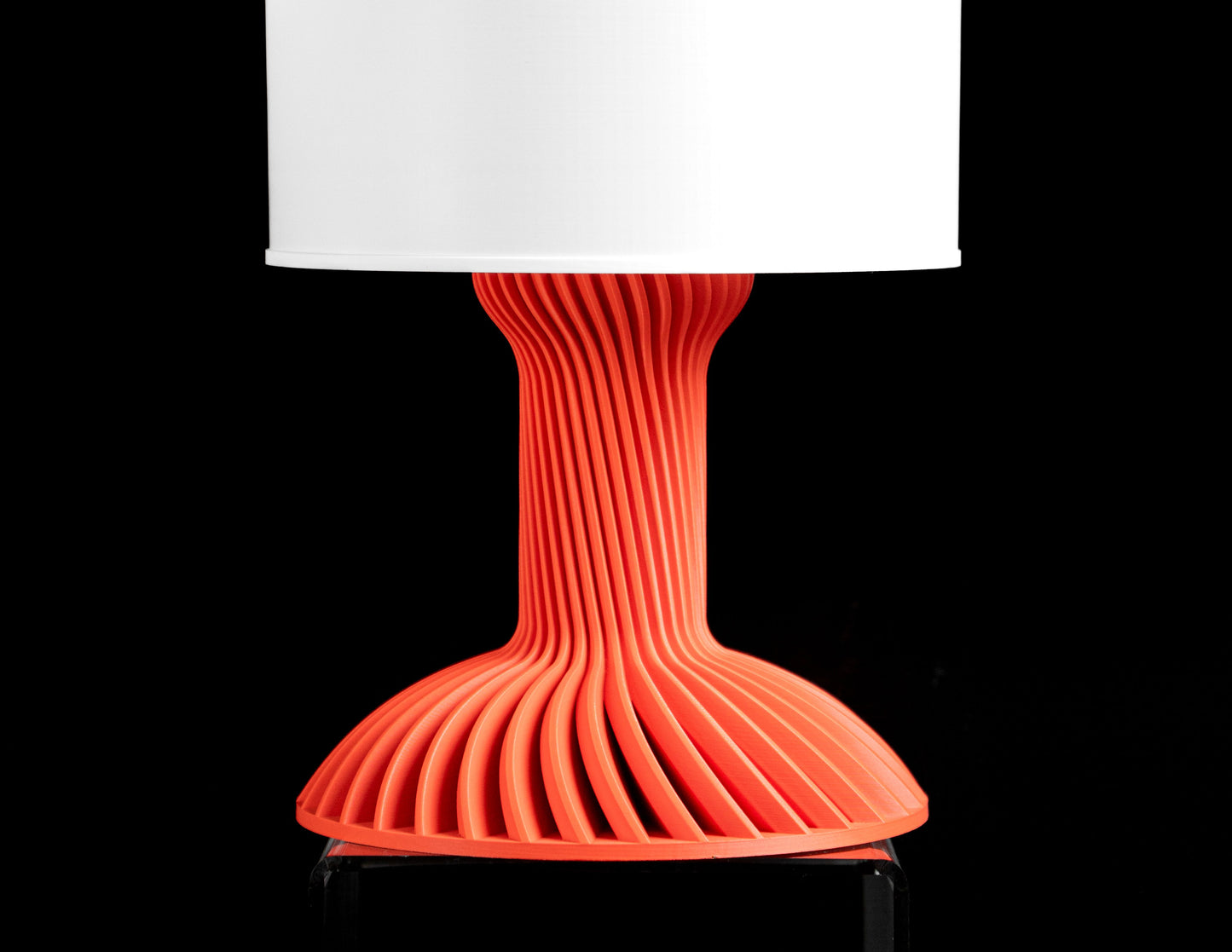 Table Lamp Night Shade, Bedside Desk Light, Illuminating Scandinavian Accent, Ambient Room Lighting