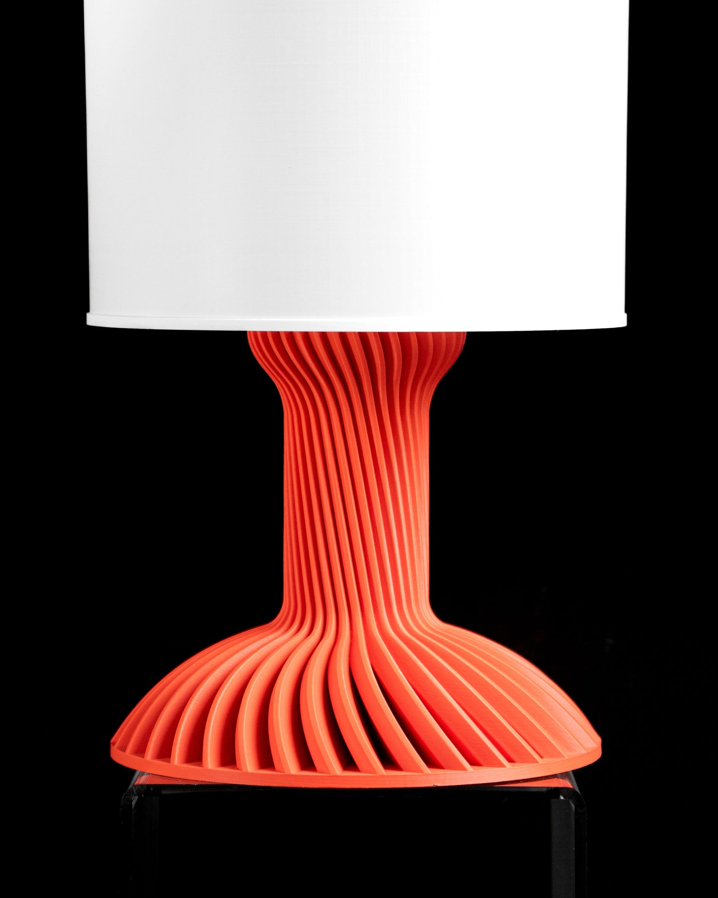 Table Lamp Night Shade, Bedside Desk Light, Illuminating Scandinavian Accent, Ambient Room Lighting