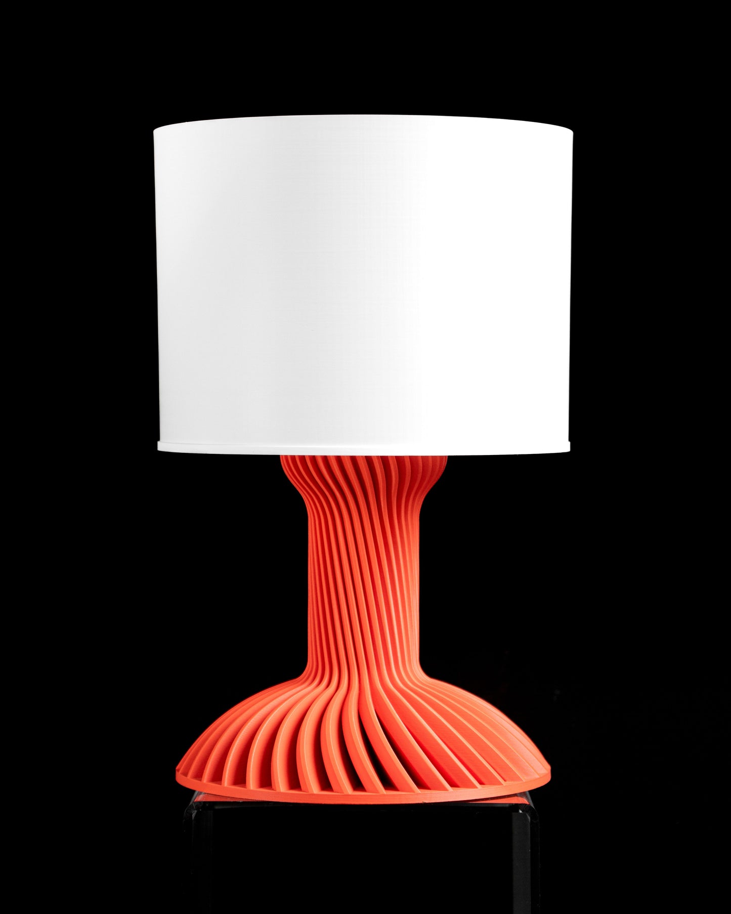 Table Lamp Night Shade, Bedside Desk Light, Illuminating Scandinavian Accent, Ambient Room Lighting