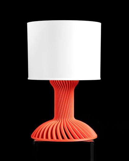 Table Lamp Night Shade, Bedside Desk Light, Illuminating Scandinavian Accent, Ambient Room Lighting