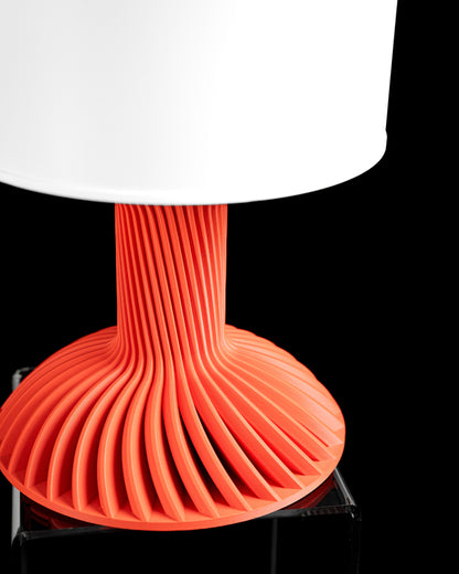 Table Lamp Night Shade, Bedside Desk Light, Illuminating Scandinavian Accent, Ambient Room Lighting