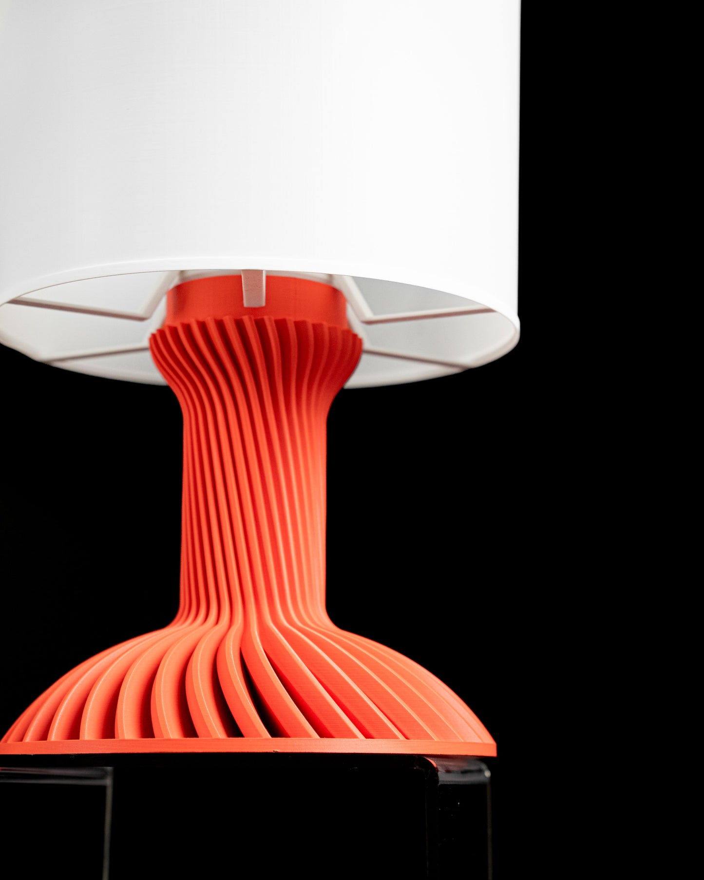 Table Lamp Night Shade, Bedside Desk Light, Illuminating Scandinavian Accent, Ambient Room Lighting