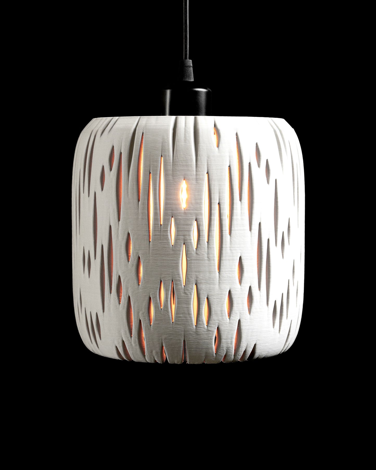 Original Artistic Pendant Light Shade, Architectural Suspension Lamp, Minimalist Nordic Japandi Style, Art Deco
