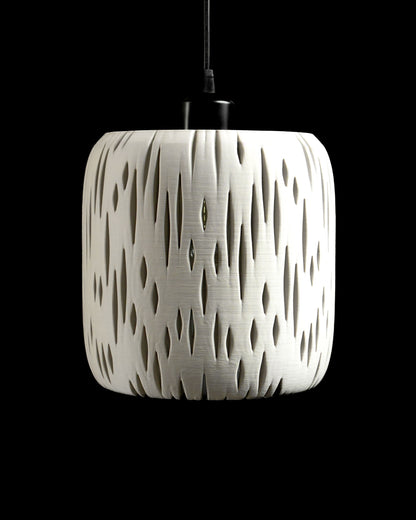Original Artistic Pendant Light Shade, Architectural Suspension Lamp, Minimalist Nordic Japandi Style, Art Deco