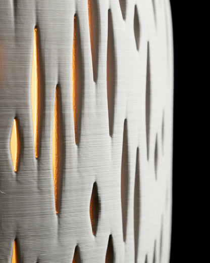 Original Artistic Pendant Light Shade, Architectural Suspension Lamp, Minimalist Nordic Japandi Style, Art Deco