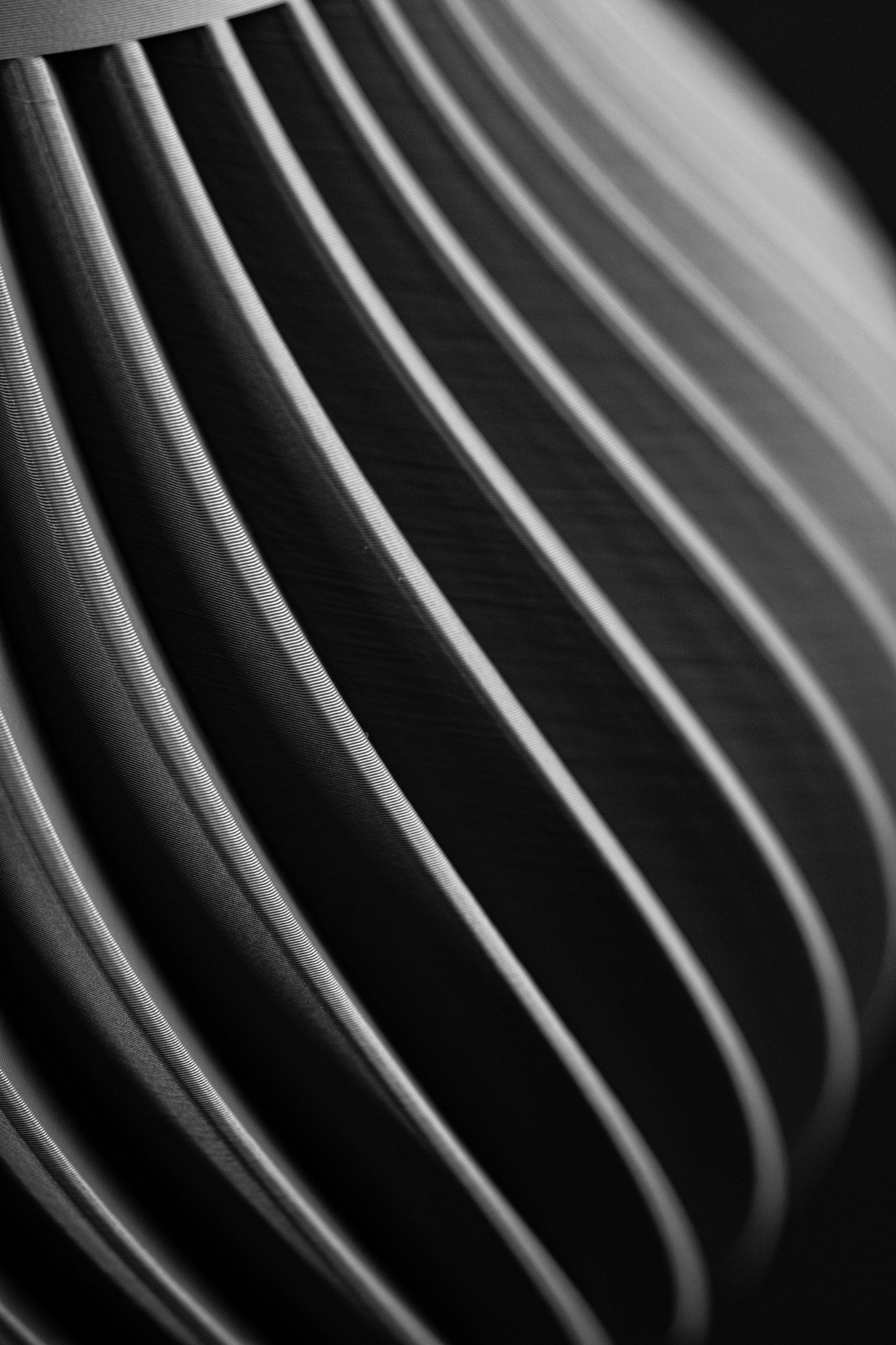 Pendant Light, Ribbed Shade, Contemporary Minimalist Kitchen Island Overhead White