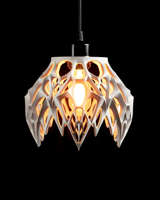 Pendant Light, Sculptural Shade, Kitchen Island Lighting, Japandi Minimalist Accent