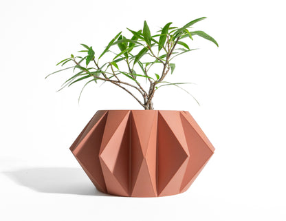 Succulent Planter, Contemporary Geometric Vessel, Modern Desk Organizer, Stylish Accent