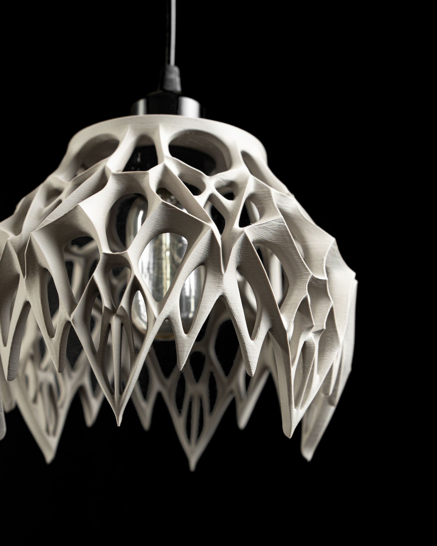 Pendant Light, Sculptural Shade, Kitchen Island Lighting, Japandi Minimalist Accent