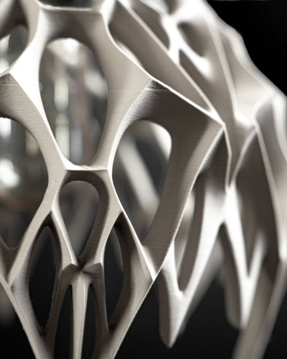 Pendant Light, Sculptural Shade, Kitchen Island Lighting, Japandi Minimalist Accent