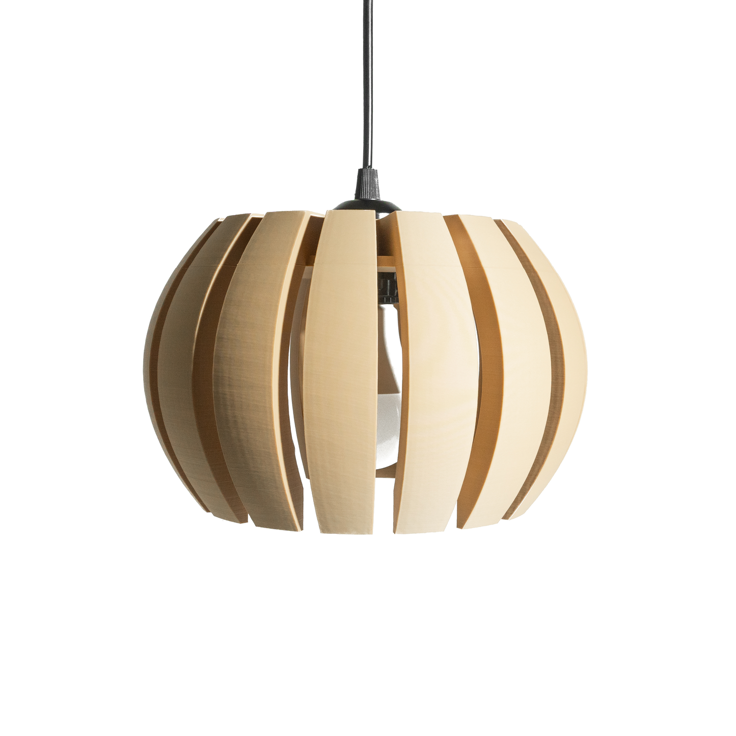 Pendant Light, Sculptural Japandi Ceiling Fixture, Contemporary Dining Bedside Accent