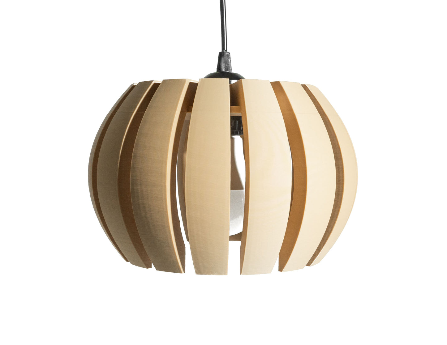 Pendant Light, Sculptural Japandi Ceiling Fixture, Contemporary Dining Bedside Accent