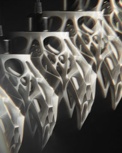 Pendant Light, Sculptural Shade, Kitchen Island Lighting, Japandi Minimalist Accent