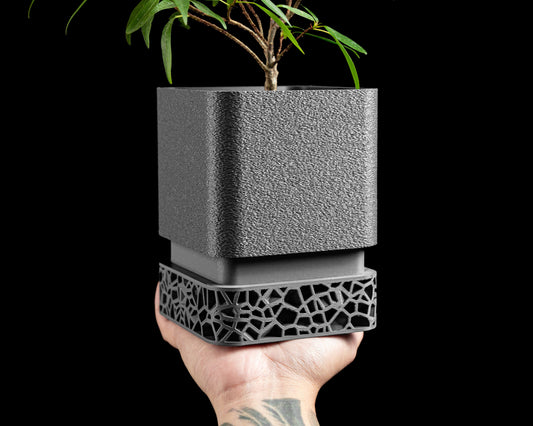 Planter Pot, Sculptural Desk, Herb Holder, Succulent Display, Contemporary Greenery