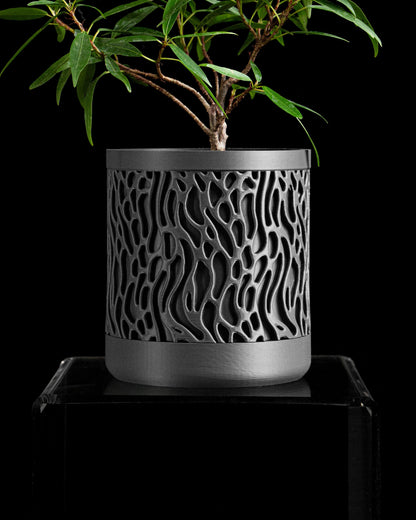 Modern Planter Pot, Geometric Houseplant Keeper, Stylish Statement Organizer, Art Deco, Minimalist Nordic Style