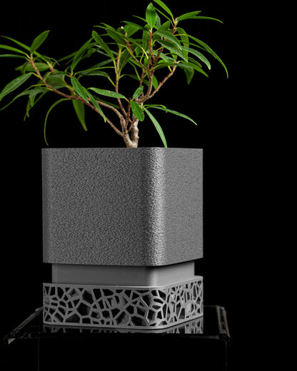 Planter Pot, Sculptural Desk, Herb Holder, Succulent Display, Contemporary Greenery