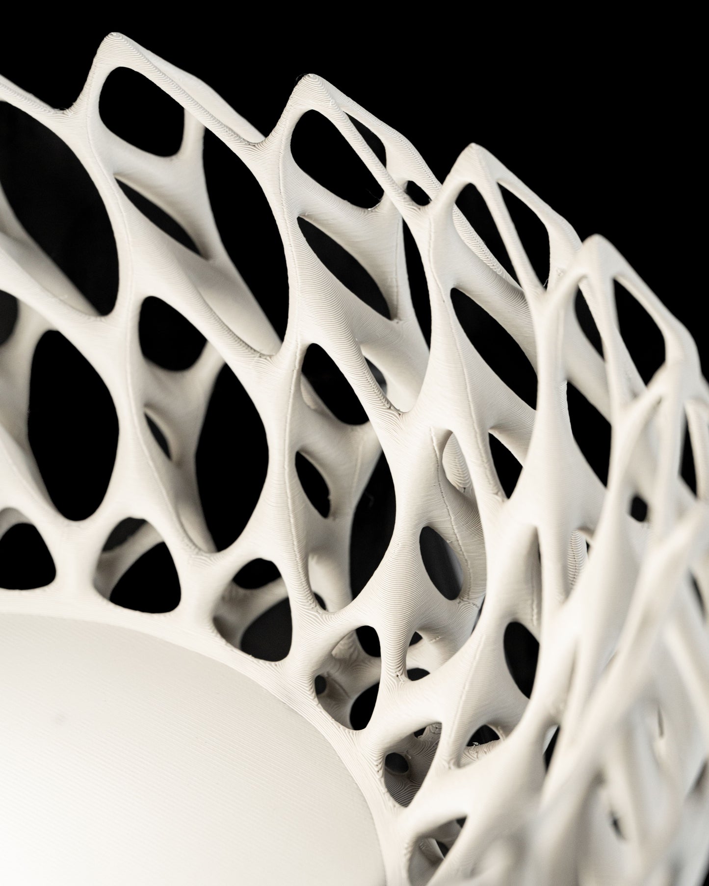 Twist Lid Container, Contemporary Minimalist Vanity Organizer, Sculptural Countertop Catchall