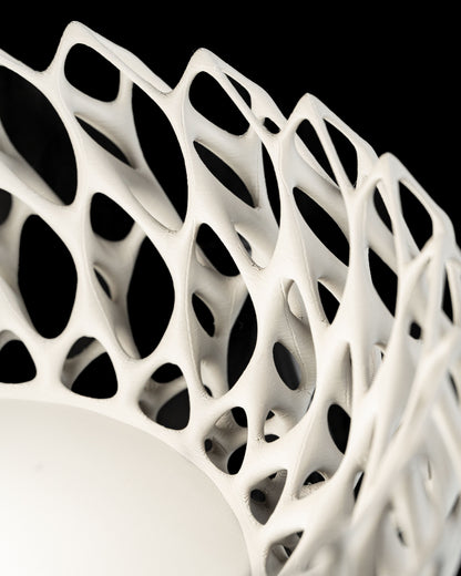 Twist Lid Container, Contemporary Minimalist Vanity Organizer, Sculptural Countertop Catchall