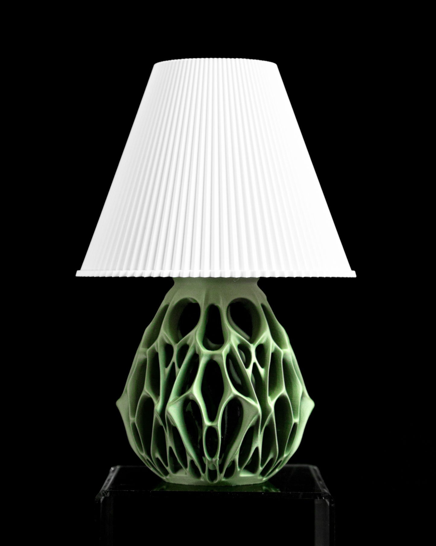 Table Lamp Architectural Shade, Bedside Ambient Light, Accent Illumination Warmth, Nightstand Soft Glow