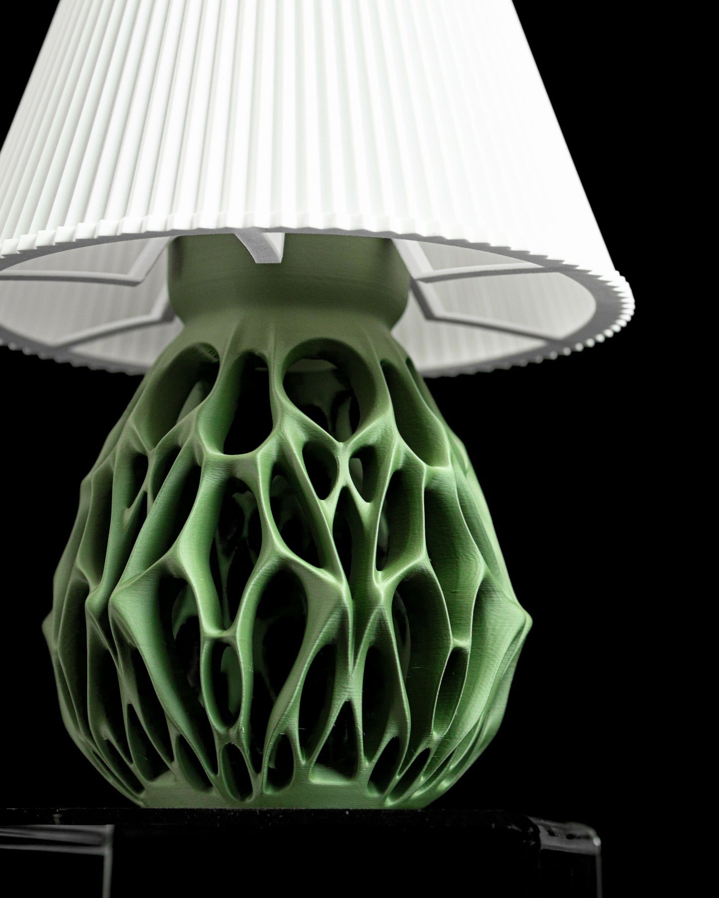 Table Lamp Architectural Shade, Bedside Ambient Light, Accent Illumination Warmth, Nightstand Soft Glow