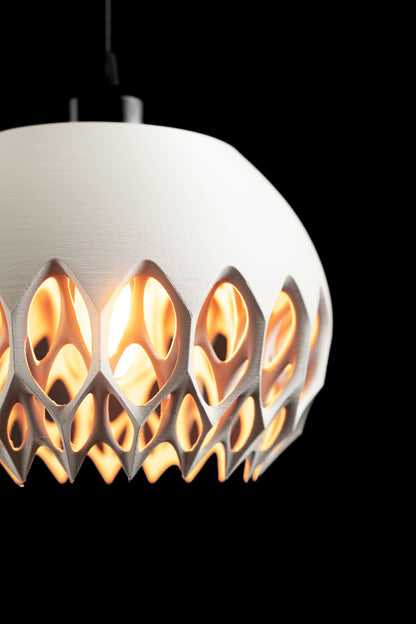 Pendant Light, Sculptural Shade, Ceiling Accent, Perfect Kitchen Island Elegance