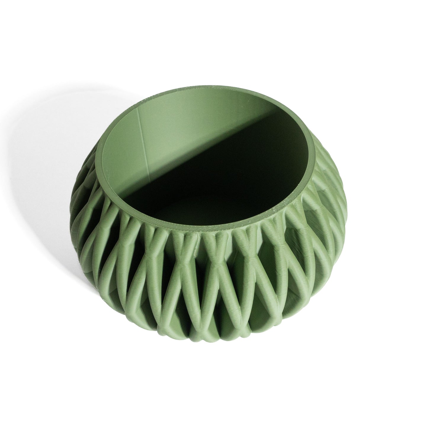 Planter Pot, Contemporary Geometric Plant Holder, Indoor Succulent Display Organizer, Earthy Homeware