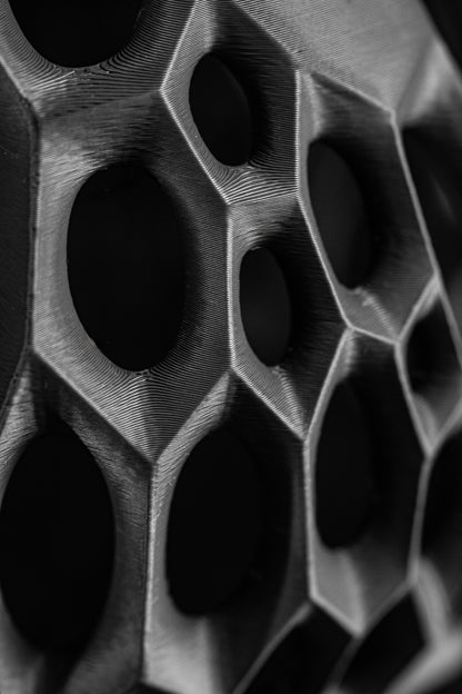 Table Lamp, Sculptural Atmospheric Nightstand Light, Gentle Ambient Bedroom Glow