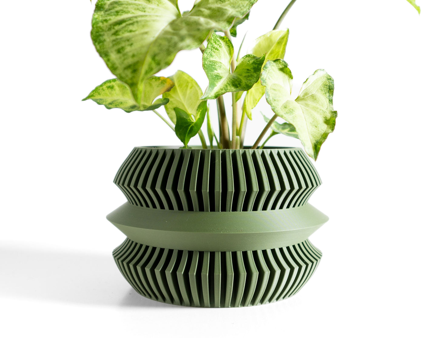 Original Geometric Planter Pot, Decorative Indoor Houseplant Vessel, Desk Succulent Holder, Elegant Nordic Style