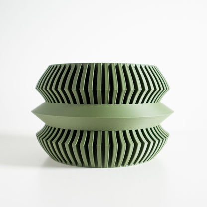 Original Geometric Planter Pot, Decorative Indoor Houseplant Vessel, Desk Succulent Holder, Elegant Nordic Style