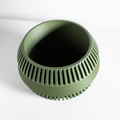 Original Geometric Planter Pot, Decorative Indoor Houseplant Vessel, Desk Succulent Holder, Elegant Nordic Style