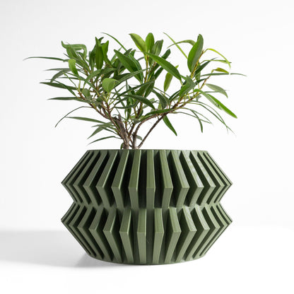 Planter Pot, Succulent Vessel, Indoor Plant Holder, Workspace Container, Styled Home Organizer Accent