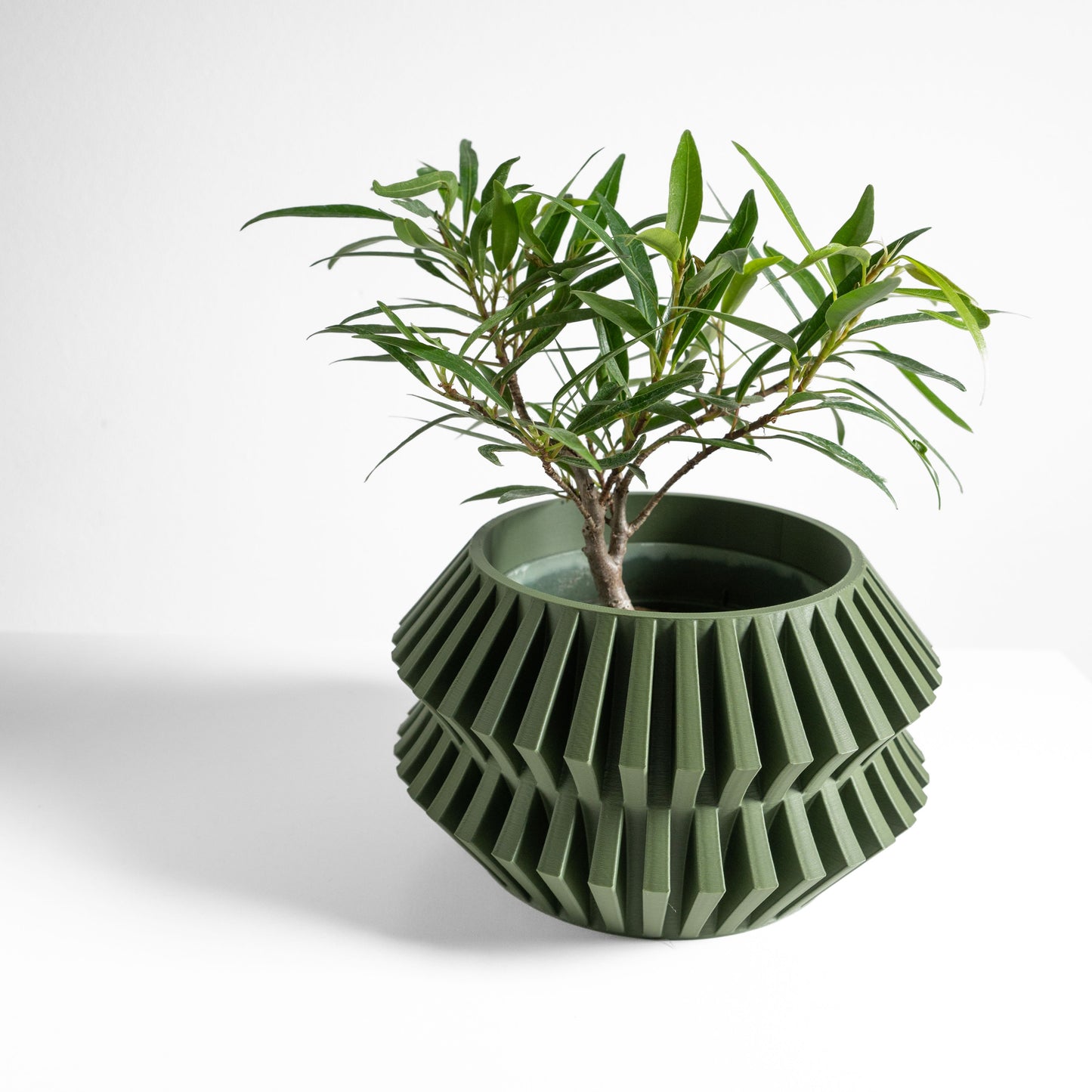 Planter Pot, Succulent Vessel, Indoor Plant Holder, Workspace Container, Styled Home Organizer Accent