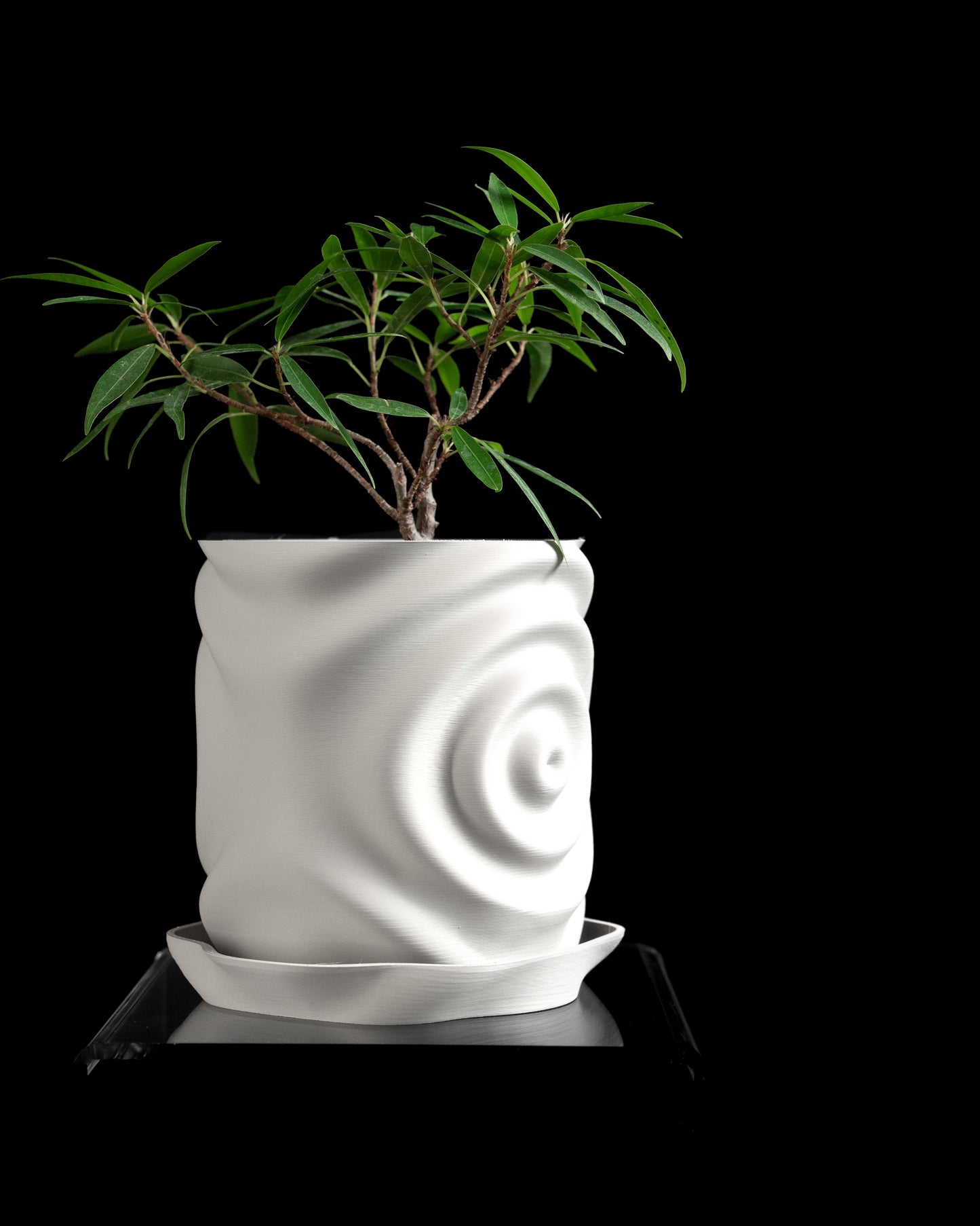 Waterdrop Planter Pot, Indoor Plant Holder, Minimalist Decorative Showpiece, Shatterproof 3D Decor, Modernplanter