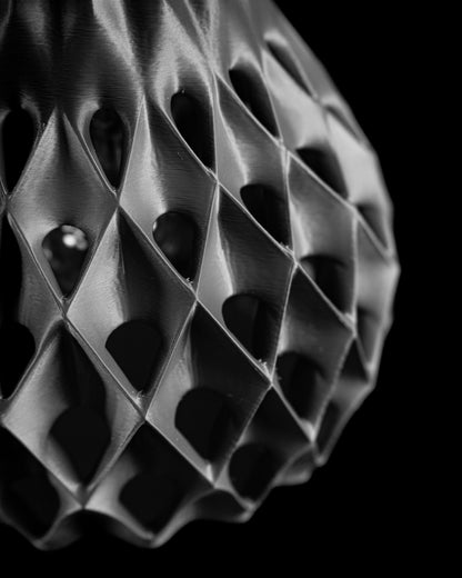 Elegant Artistic Pendant Light Shade, Sculptural Cone Ceiling Lamp, Modern Island Accent, Japandi Style