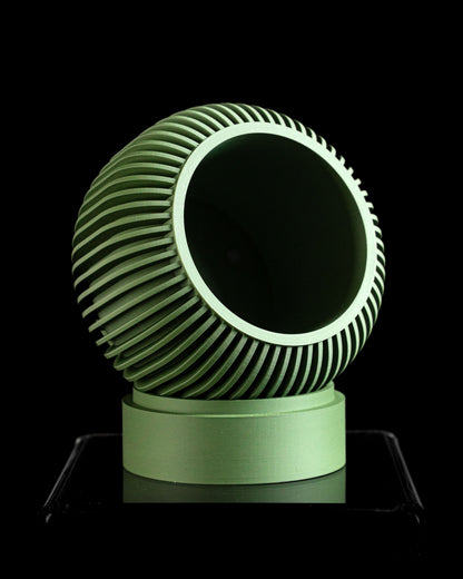 Modern Geometric Planter Pot, Contemporary Stylish Sculptural Succulent Friendly Organizer, Japandi Style Herb Container