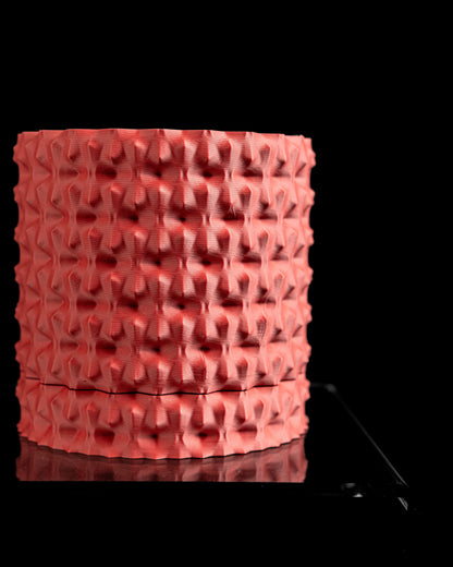 Japandi Style Planter Pot, Sculptural Textured Succulent Holder, Geometric Houseplant Desk Organizer, Minimalist Decor