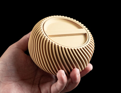 Lidded Container, Vanity Organizer, Countertop Catchall, Desk Stash, Matte Minimalist