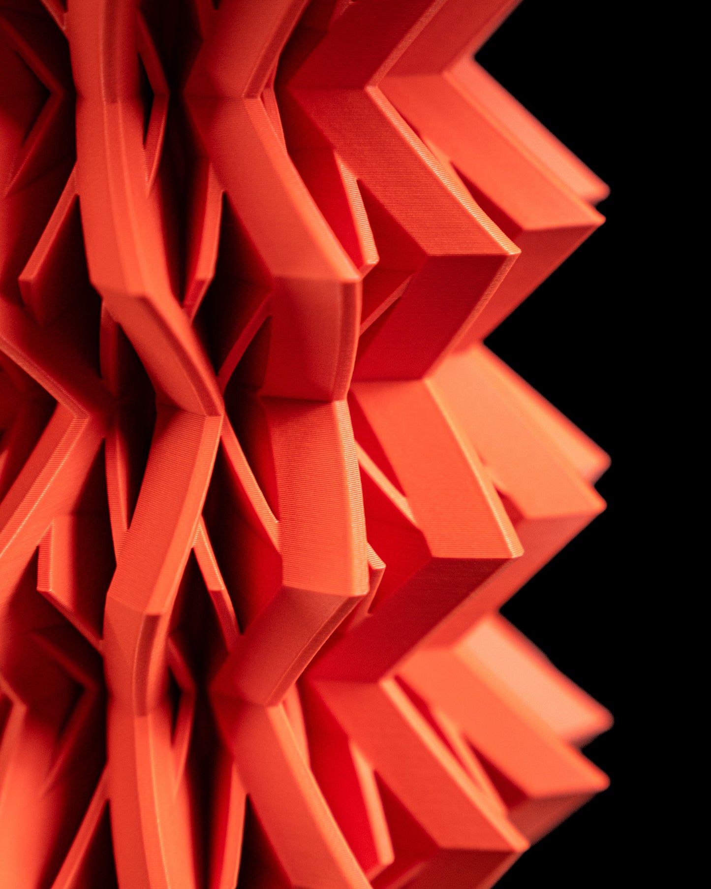 Table Lamp, Bedside Reading Light, Cozy Zigzag Base, Bedroom Ambient Relaxing Mood Nightstand