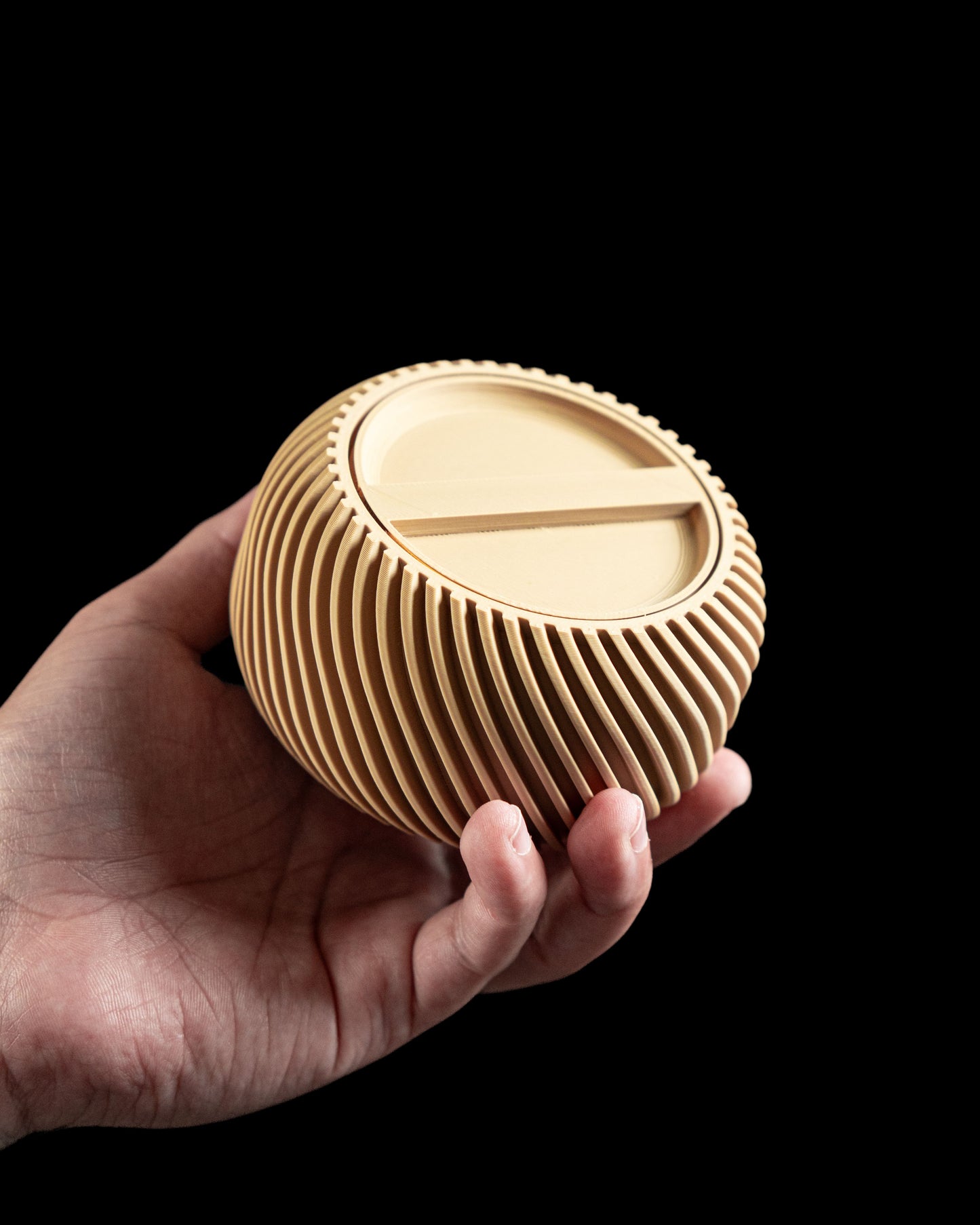 Lidded Container, Vanity Organizer, Countertop Catchall, Desk Stash, Matte Minimalist