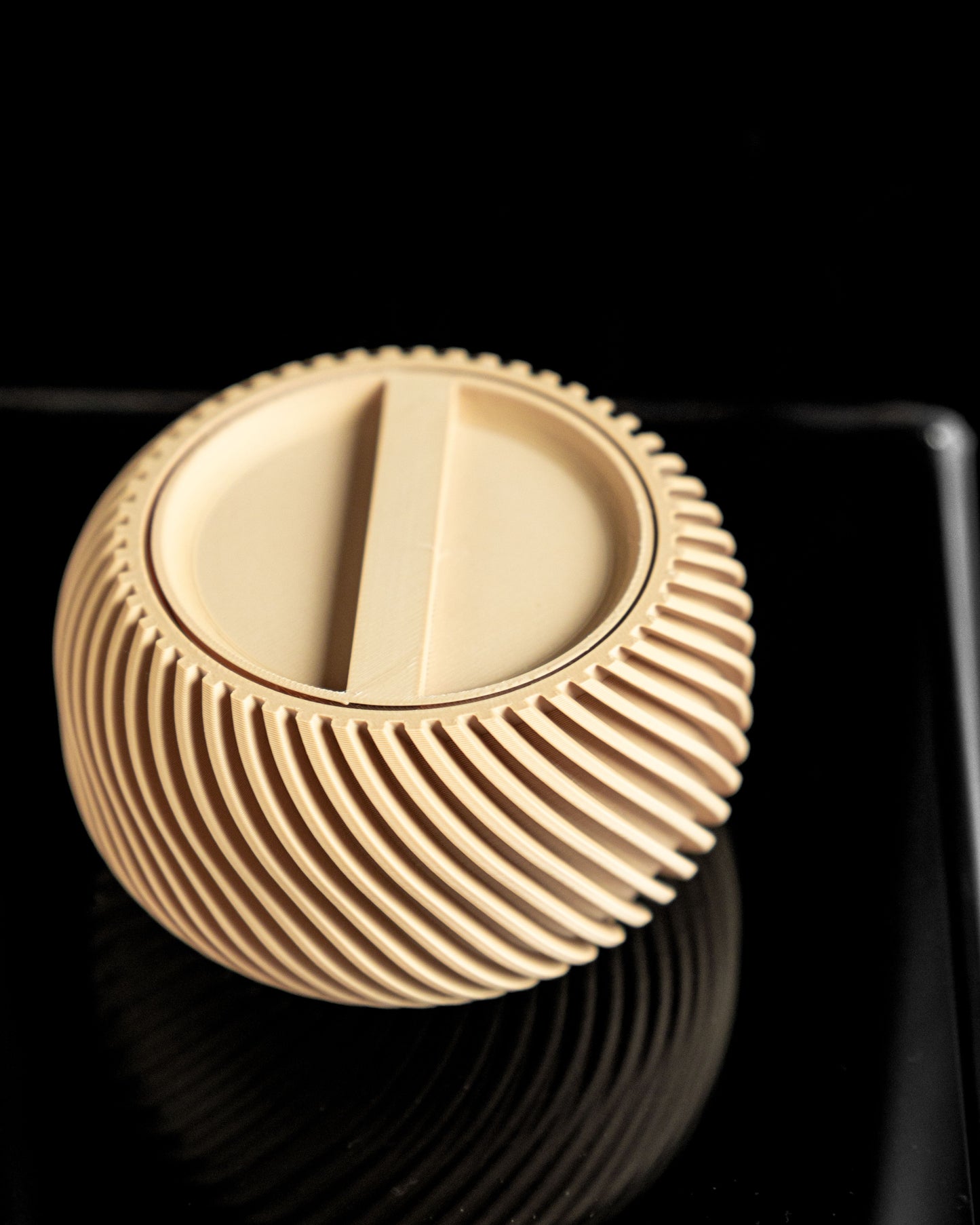 Lidded Container, Vanity Organizer, Countertop Catchall, Desk Stash, Matte Minimalist