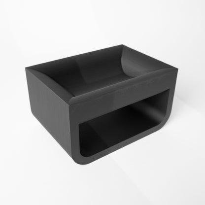 Storage Container, Minimalist Countertop Organizer, Sculptural Catchall Jar, Vanity