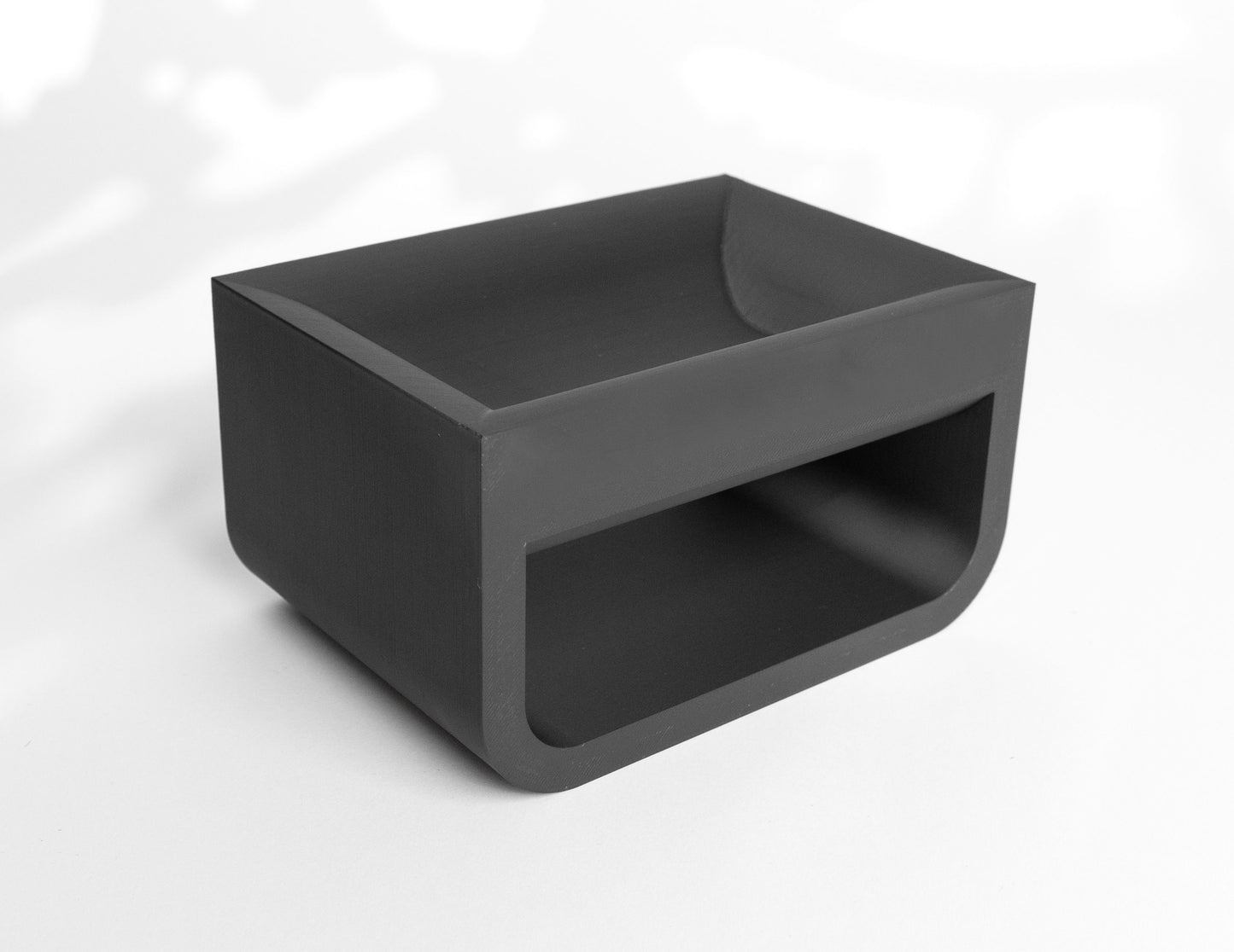 Storage Container, Minimalist Countertop Organizer, Sculptural Catchall Jar, Vanity