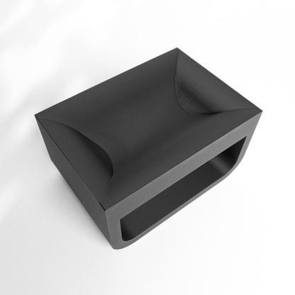 Storage Container, Minimalist Countertop Organizer, Sculptural Catchall Jar, Vanity