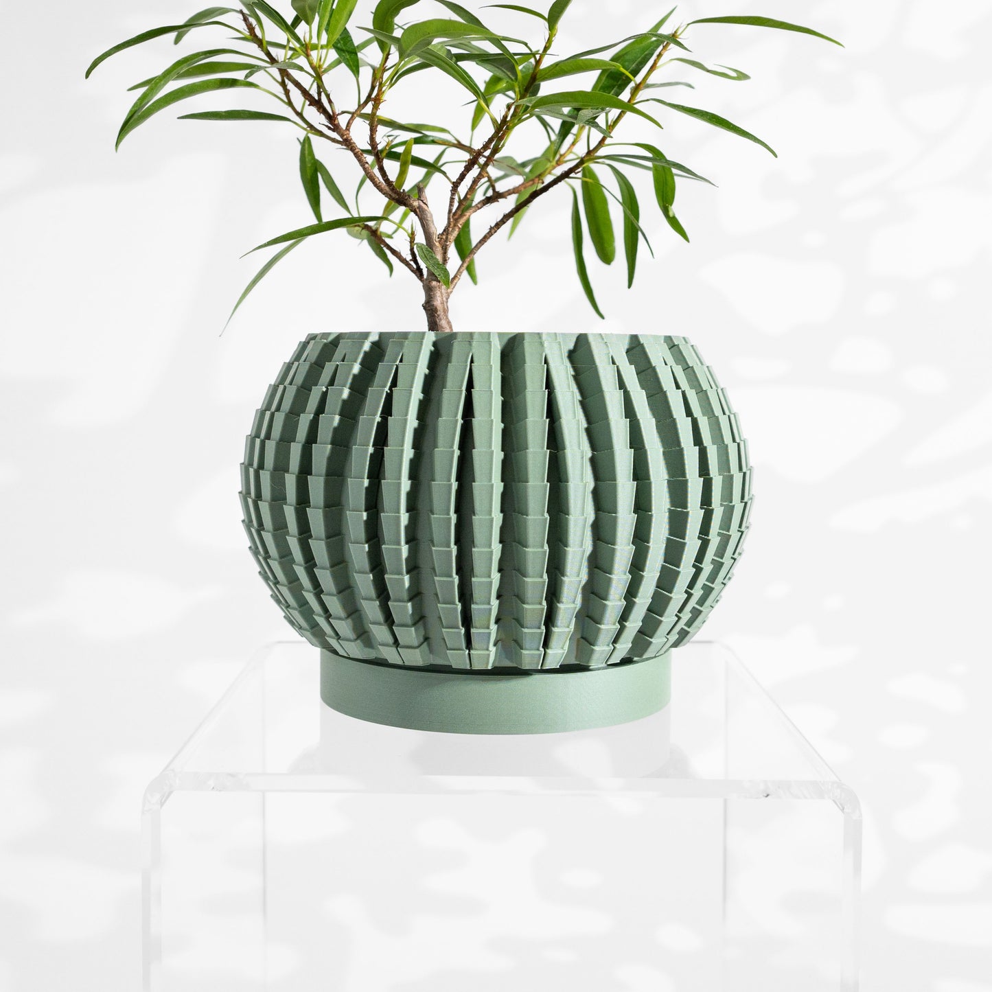 Modern Planter, Japandi Succulent Vessel, Minimalist Desk Organizer, Architectural Accent