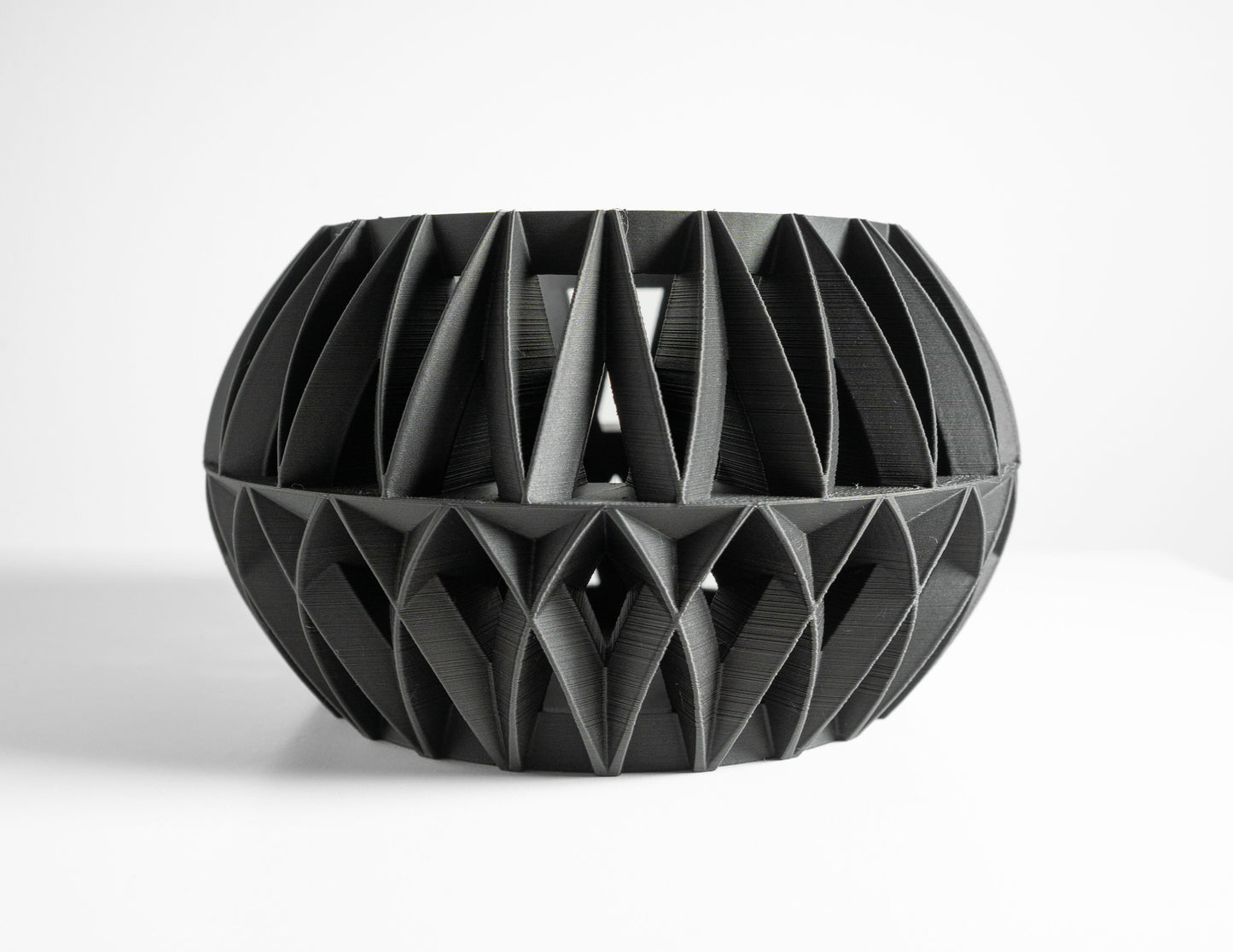 Orchid Planter, Root Viewing Display, Contemporary Ceramic Look Decorative Stand.