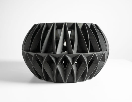 Orchid Planter, Root Viewing Display, Contemporary Ceramic Look Decorative Stand.