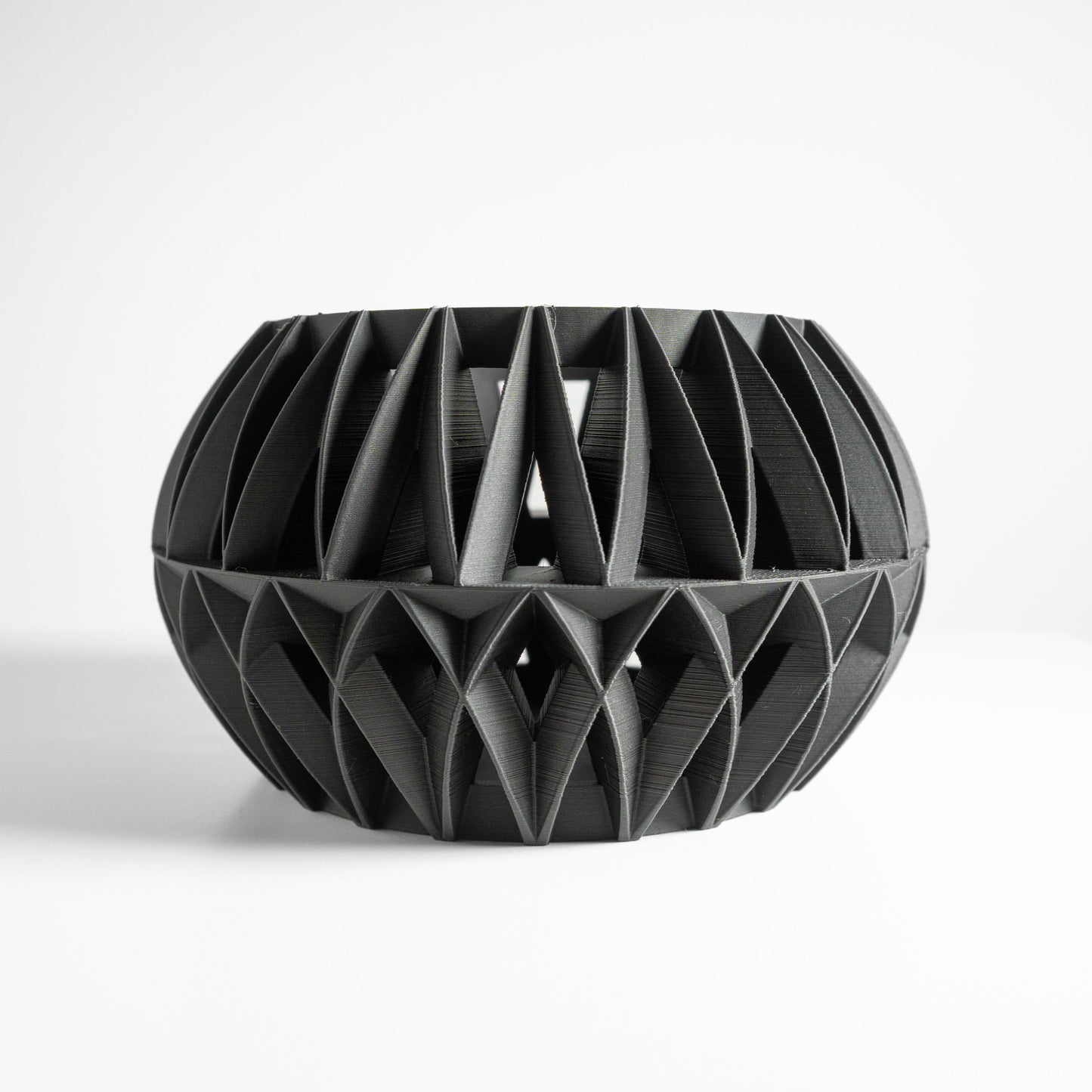 Orchid Planter, Root Viewing Display, Contemporary Ceramic Look Decorative Stand.