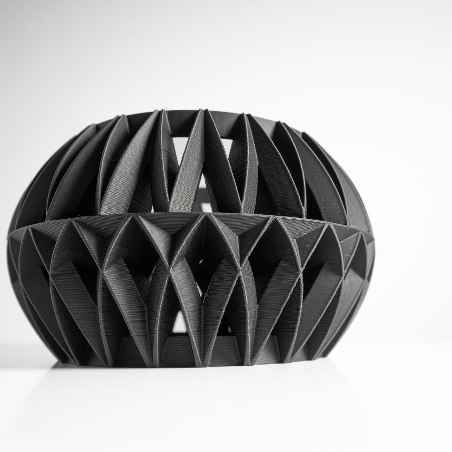 Orchid Planter, Root Viewing Display, Contemporary Ceramic Look Decorative Stand.