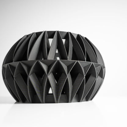 Orchid Planter, Root Viewing Display, Contemporary Ceramic Look Decorative Stand.