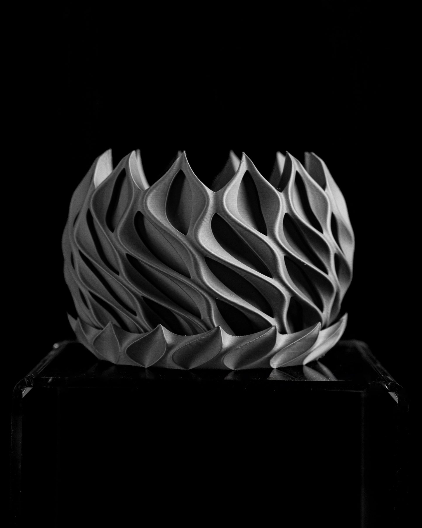 Planter Pot, Geometric Succulent Vessel, Architectural Desk Accent, Modern Minimal